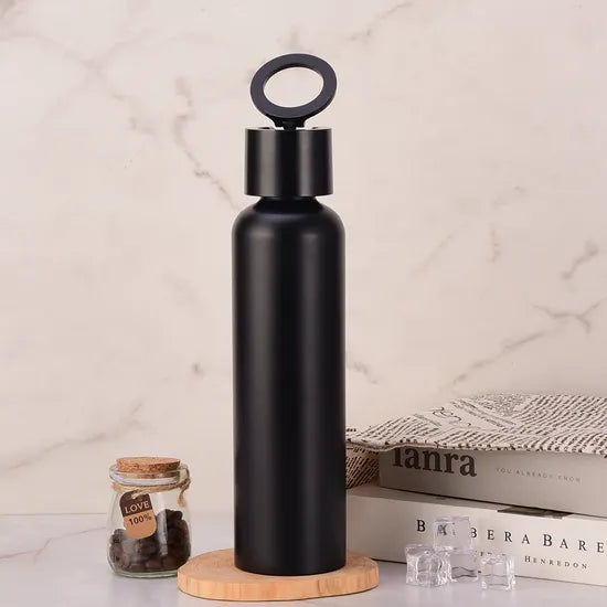 Vacuum Insulated Bottle with Phone Holder Lid